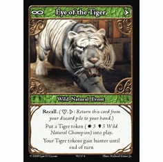 EPIC Tcg Time Wars Eye of the Tiger Single Card