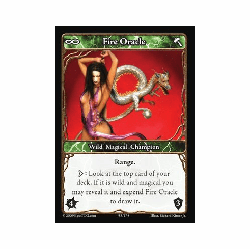 EPIC Tcg Time Wars Fire Oracle Single Card