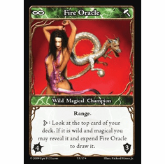 EPIC Tcg Time Wars Fire Oracle Single Card