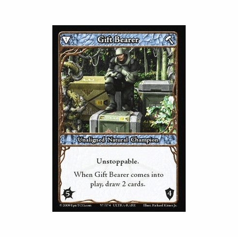EPIC Tcg Time Wars Gift Bearer Single Card