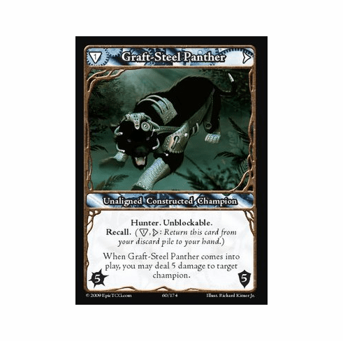 EPIC Tcg Time Wars Graft-Steel Panther Single Card