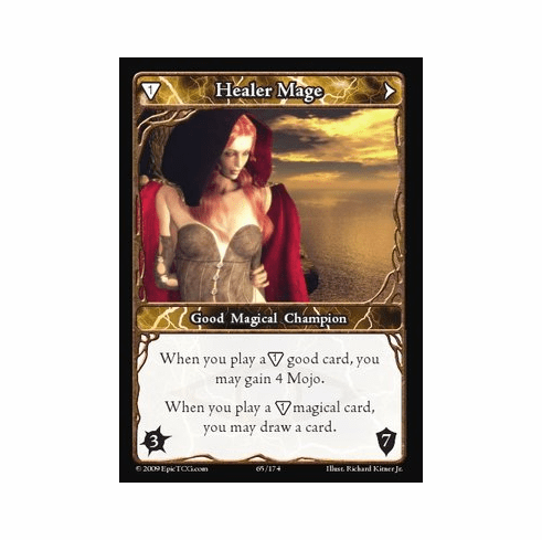 EPIC Tcg Time Wars Healer Mage Single Card
