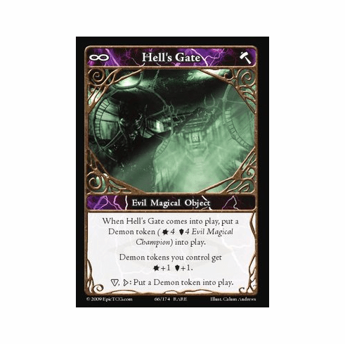 EPIC Tcg Time Wars Hell's Gate Single Card
