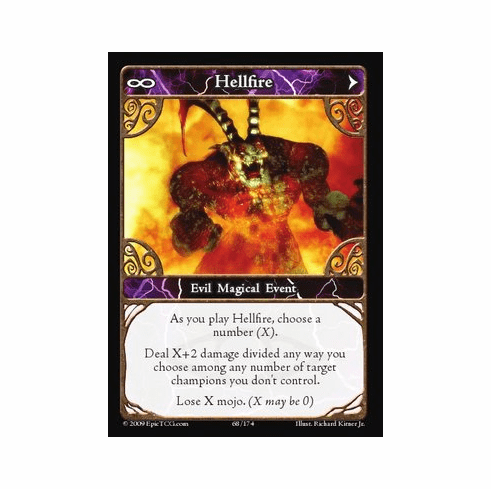 EPIC Tcg Time Wars Hellfire Single Card