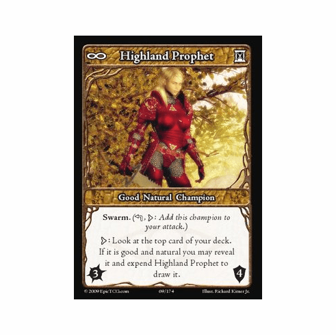 EPIC Tcg Time Wars Highland Prophet Single Card