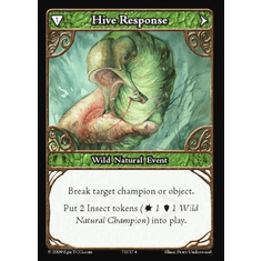 EPIC Tcg Time Wars Hive Response Single Card