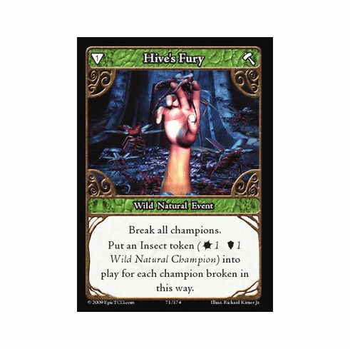 EPIC Tcg Time Wars Hive's Fury Single Card