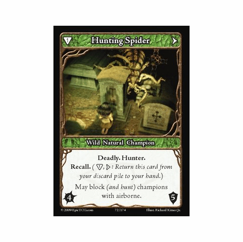 EPIC Tcg Time Wars Hunting Spider Single Card