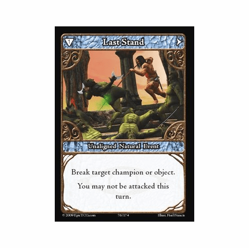 EPIC Tcg Time Wars Last Stand Single Card