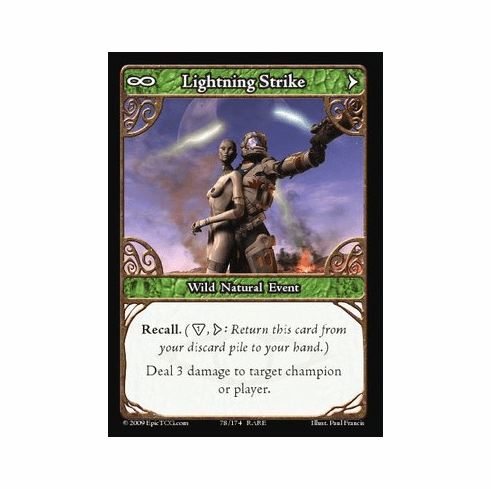 EPIC Tcg Time Wars Lightning Strike Single Card