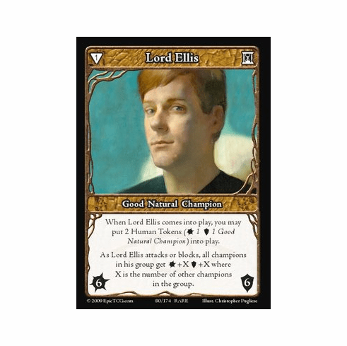EPIC Tcg Time Wars Lord Ellis Single Card