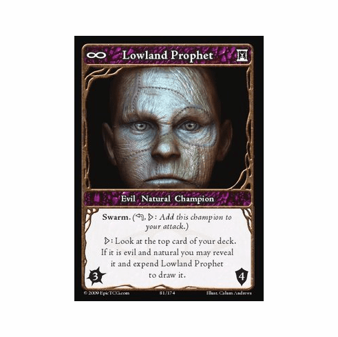 EPIC Tcg Time Wars Lowland Prophet Single Card