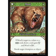 EPIC Tcg Time Wars Maul Single Card