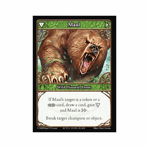 EPIC Tcg Time Wars Maul Single Card