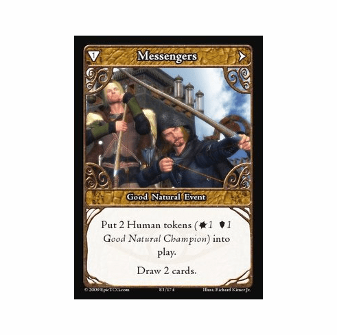 EPIC Tcg Time Wars Messengers Single Card