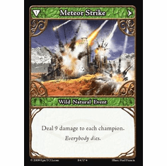 EPIC Tcg Time Wars Meteor Strike Single Card