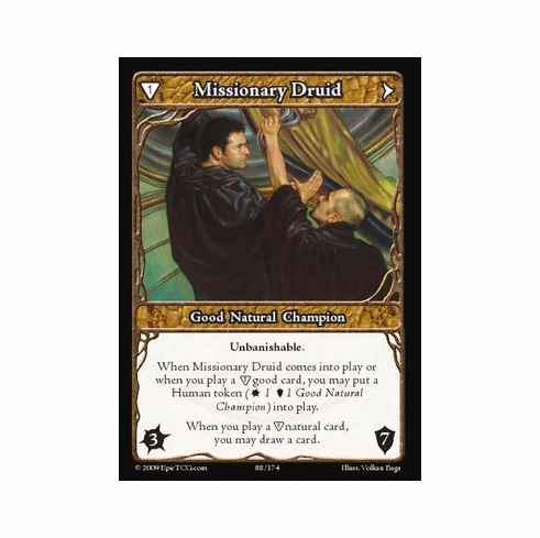 EPIC Tcg Time Wars Missionary Druid Single Card