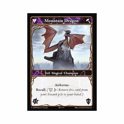 EPIC Tcg Time Wars Mountain Dragon Single Card