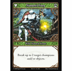 EPIC Tcg Time Wars Nature's Fury Single Card