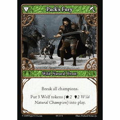 EPIC Tcg Time Wars Pack's Fury Single Card