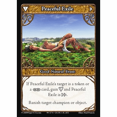 EPIC Tcg Time Wars Peaceful Exile Single Card