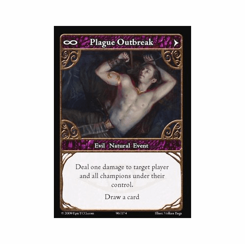 EPIC Tcg Time Wars Plague Outbreak Single Card