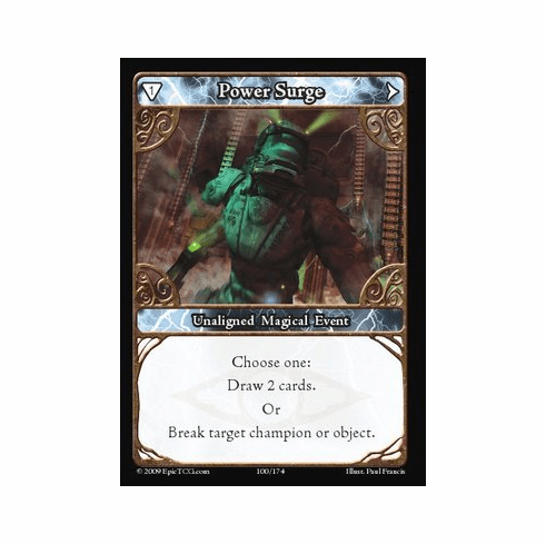 EPIC Tcg Time Wars Power Surge Single Card