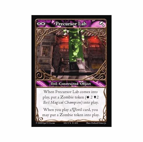 EPIC Tcg Time Wars Precursor Lab Single Card