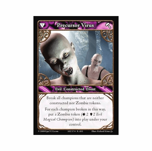 EPIC Tcg Time Wars Precursor Virus Single Card