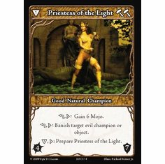 EPIC Tcg Time Wars Priestess of the Light Single Card