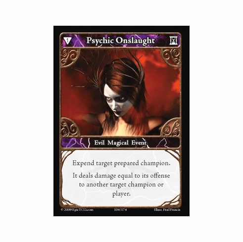 EPIC Tcg Time Wars Psychic Onslaught Single Card