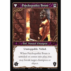 EPIC Tcg Time Wars Psychopathic Brute Single Card