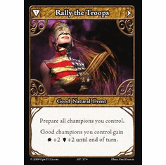 EPIC Tcg Time Wars Rally the Troops Single Card