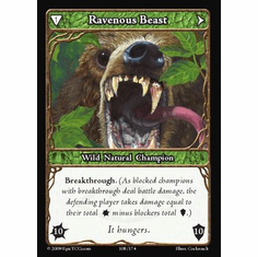 EPIC Tcg Time Wars Ravenous Beast Single Card