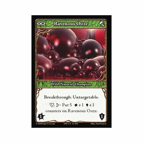 EPIC Tcg Time Wars Ravenous Ooze Single Card