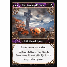 EPIC Tcg Time Wars Recurring Death Single Card