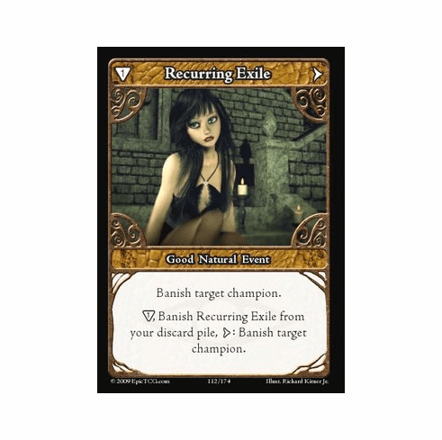 EPIC Tcg Time Wars Recurring Exile Single Card