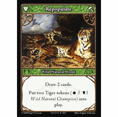 EPIC Tcg Time Wars Repopulate Single Card