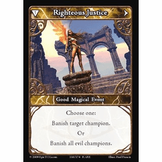 EPIC Tcg Time Wars Righteous Justice Single Card