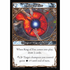 EPIC Tcg Time Wars Ring of Fire Single Card