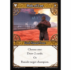 EPIC Tcg Time Wars Rule of Law Single Card