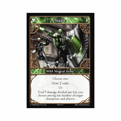 EPIC Tcg Time Wars Sizzle Single Card