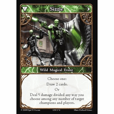 EPIC Tcg Time Wars Sizzle Single Card