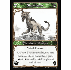 EPIC Tcg Time Wars Snow Beast Single Card