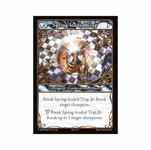 EPIC Tcg Time Wars Spring-Loaded Trap Single Card