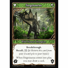 EPIC Tcg Time Wars Stegosaurus Single Card