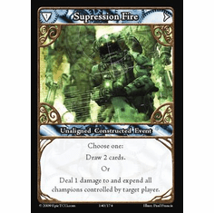 EPIC Tcg Time Wars Suppression Fire Single Card