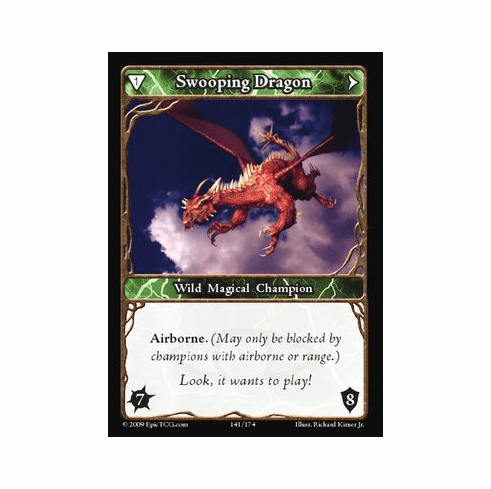 EPIC Tcg Time Wars Swooping Dragon Single Card
