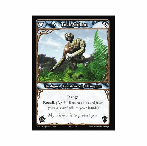 EPIC Tcg Time Wars Tech Golem Single Card