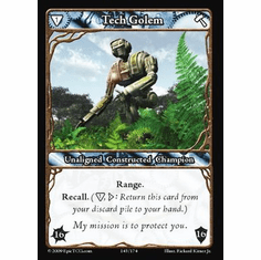 EPIC Tcg Time Wars Tech Golem Single Card